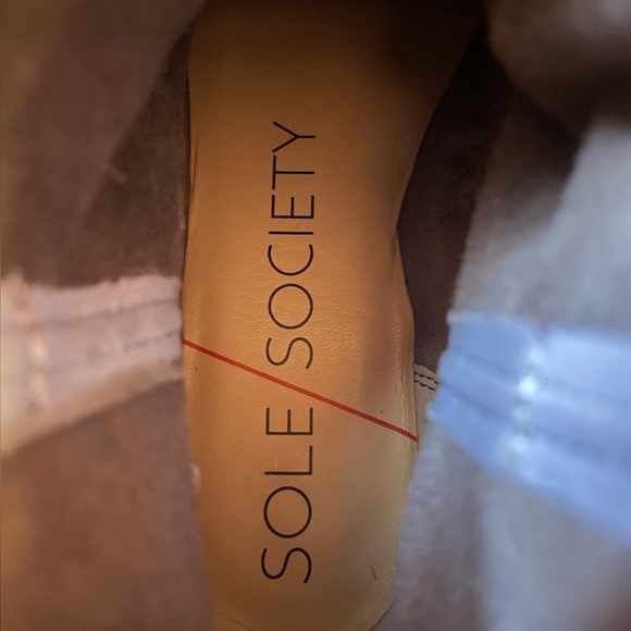 Sole Society Gray Suede Pull On Boots - Picture 13 of 16